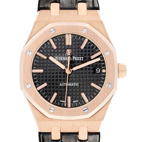 Photo of Audemars Piguet Royal Oak Midsize Rose Gold Mens Watch 15450OR