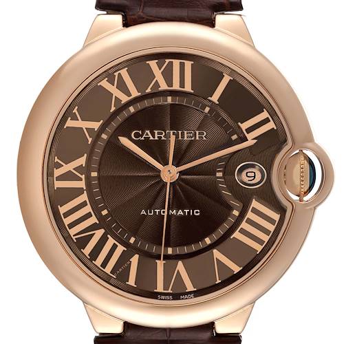 Photo of Cartier Ballon Bleu 42 Rose Gold Automatic Mens Watch W6920037