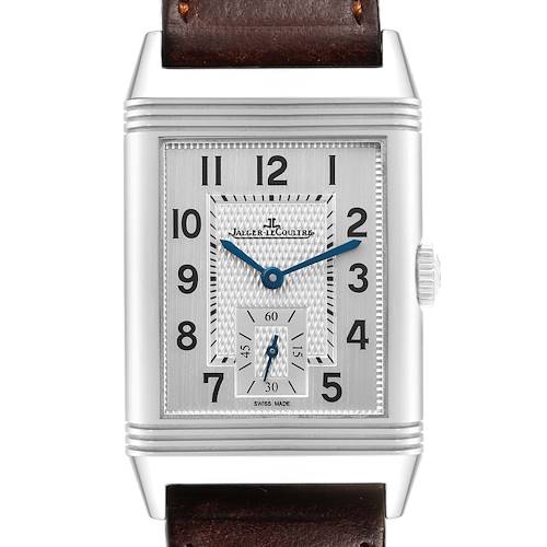 Photo of Jaeger LeCoultre Reverso Classic Steel Mens Watch 214.8.62 Q3858522 Card